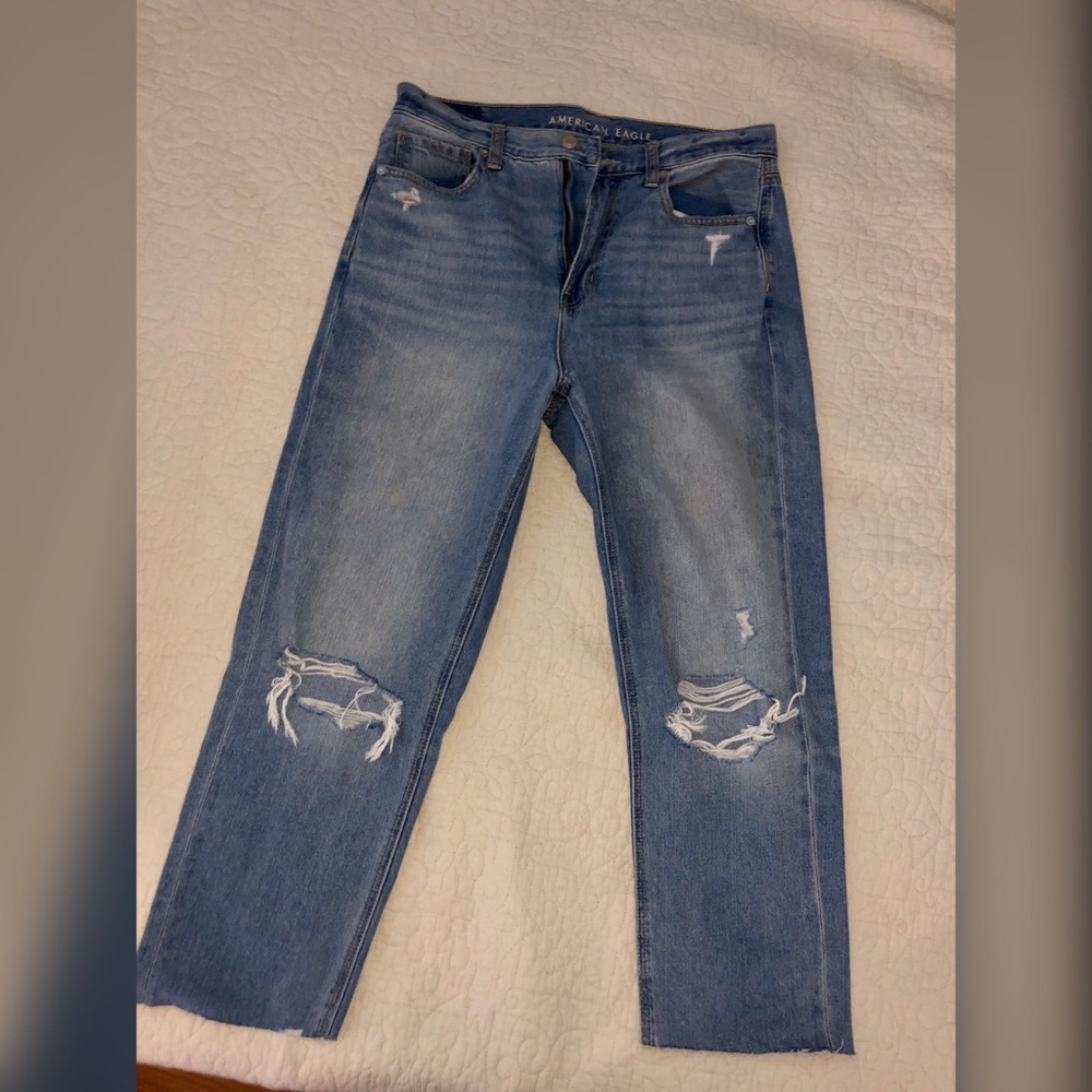 American Eagle, size 8, mom jeans